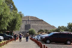 Pyramid of Sun in Teotihuacan, Mexico City royalty free stock photo Pyramid of Sun in Teotihuacan, Mexico City royalty free stock photo