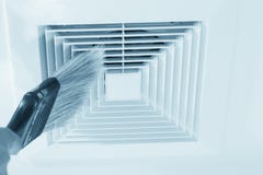 Pył out od Lotniczego kanału zdjęcia stock Pył out od Lotniczego kanału zdjęcia stock