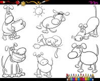 Página fijada perros del colorante de la historieta libre illustration Página fijada perros del colorante de la historieta libre illustration