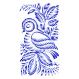 Pájaro decorativo floral del ornamento dormido libre illustration Pájaro decorativo floral del ornamento dormido libre illustration