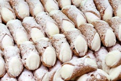 Pâtisseries - cannoli de la Sicile photographie stock Pâtisseries - cannoli de la Sicile photographie stock
