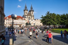 Quadrato di Città Vecchia, Praga, repubblica Ceca fotografia stock libera da diritti Quadrato di Città Vecchia, Praga, repubblica Ceca fotografia stock libera da diritti