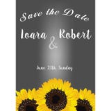 Quadro com cartão de sunflowers Elementos decorativos do design floral da coleção Salvar a data, os convites do casamento, a fest ilustração royalty free Quadro com cartão de sunflowers Elementos decorativos do design floral da coleção Salvar a data, os convites do casamento, a fest ilustração royalty free