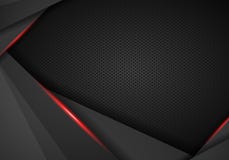 Quadro vermelho preto metálico do sumário no fundo do conceito da inovação dos esportes da tecnologia do teste padrão da textura ilustração stock Quadro vermelho preto metálico do sumário no fundo do conceito da inovação dos esportes da tecnologia do teste padrão da textura ilustração stock
