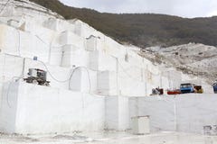 Quarry Of White Marble Stock Images Quarry Of White Marble Stock Images