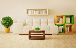 Quarto ilustração stock