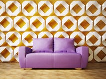 Quarto ilustração stock
