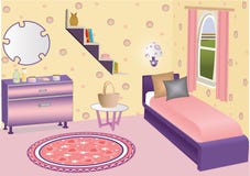 Quarto do miúdo ilustração do vetor
