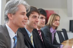 Quatro homens em um seminário Quatro homens em um seminário