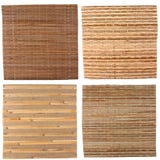 Quattro ambiti di provenienza di bambù Immagine Stock Quattro ambiti di provenienza di bambù Immagine Stock