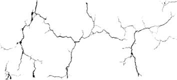 Quebra preta sobre o fundo branco ilustração stock Quebra preta sobre o fundo branco ilustração stock