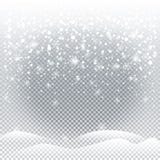 Queda de neve do Natal ilustração royalty free Queda de neve do Natal ilustração royalty free