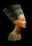 Queen Nefertiti Isolated on Black