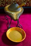 Quern камня Argan роторный стоковое изображение rf Quern камня Argan роторный стоковое изображение rf