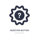 question button icon on white background. Simple element illustration from UI concept royalty free illustration question button icon on white background. Simple element illustration from UI concept royalty free illustration