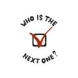 The question of who will win the presidential election in the United States in 2020. stock illustration The question of who will win the presidential election in the United States in 2020. stock illustration