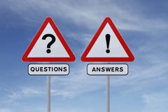 Questions et réponse photos stock Questions et réponse photos stock