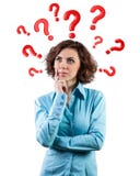 Questions Round A Head Royalty Free Stock Photos Questions Round A Head Royalty Free Stock Photos