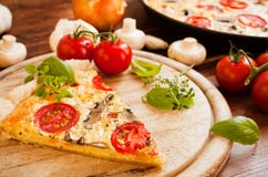 Quiche royalty-vrije stock afbeelding Quiche royalty-vrije stock afbeelding