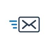 Quick message icon royalty free illustration Quick message icon royalty free illustration