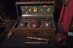 Quidditch lekuppsättning Royaltyfria Foton Quidditch lekuppsättning Royaltyfria Foton