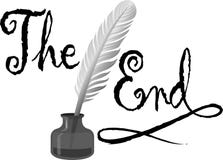 Quill And Ink The End Stock Photos Quill And Ink The End Stock Photos