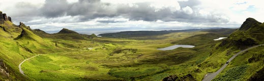 Quiraing na ilha do skye, Escócia fotos de stock Quiraing na ilha do skye, Escócia fotos de stock