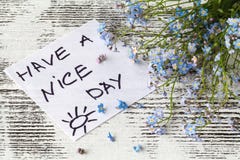 Quote `Have a nice day` stock photos Quote `Have a nice day` stock photos