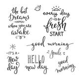 Quotes motivation for life and happiness morning stock illustration Quotes motivation for life and happiness morning stock illustration
