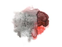 R?sum? rouge et noir tir? par la main Fond blanc d'isolement Mouillez sur le style humide illustration stock R?sum? rouge et noir tir? par la main Fond blanc d'isolement Mouillez sur le style humide illustration stock