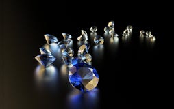 Raccolta del diamante dei gioielli su buio royalty illustrazione gratis Raccolta del diamante dei gioielli su buio royalty illustrazione gratis