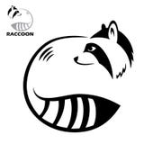 Raccoon label