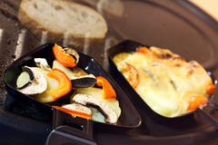 Raclette , A Swiss Gourmet Meal Stock Photo