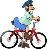 Radfahrer stock abbildung Radfahrer stock abbildung