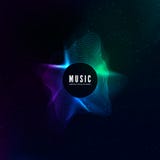 Radiale correcte golfkromme met lichte deeltjes Kleurrijke equaliservisualisatie Abstracte kleurrijke dekking voor muziekaffiche royalty-vrije illustratie Radiale correcte golfkromme met lichte deeltjes Kleurrijke equaliservisualisatie Abstracte kleurrijke dekking voor muziekaffiche royalty-vrije illustratie