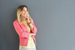 Radiant smile of woman Stock Photo Radiant smile of woman Stock Photo