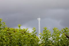 Radio Transmitter under nature. royalty free stock image Radio Transmitter under nature. royalty free stock image