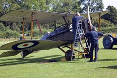 RAF Biplane stockfotos RAF Biplane stockfotos
