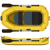 Rafting boat vector flat illustration royalty free illustration Rafting boat vector flat illustration royalty free illustration