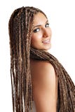 Ragazza bella con i capelli dei dreadlocks Fotografie Stock Libere da Diritti Ragazza bella con i capelli dei dreadlocks Fotografie Stock Libere da Diritti