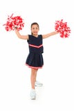 Ragazza pon pon adorabile fotografia stock libera da diritti Ragazza pon pon adorabile fotografia stock libera da diritti