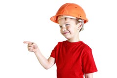 Ragazzo in un casco fotografia stock libera da diritti Ragazzo in un casco fotografia stock libera da diritti