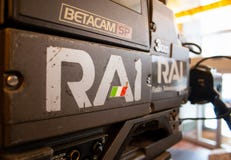 RAI-radio Televisione Italiana, gammal logo av den italienska statliga radion och television arkivfoto RAI-radio Televisione Italiana, gammal logo av den italienska statliga radion och television arkivfoto