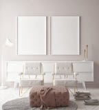 Raillez vers le haut des affiches, le fond de hippie, mur de minimalisme avec deux chaises illustration stock Raillez vers le haut des affiches, le fond de hippie, mur de minimalisme avec deux chaises illustration stock