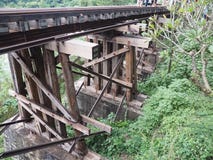 Railway bridge train vintage wood royalty free stock photo Railway bridge train vintage wood royalty free stock photo