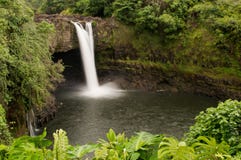 Rainbow Falls, Wailuku River, Hilo, Hawaii royalty free stock photography Rainbow Falls, Wailuku River, Hilo, Hawaii royalty free stock photography