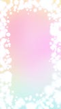 Rainbow invitation card lights frame stock illustration Rainbow invitation card lights frame stock illustration