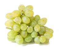 Raisins blancs avec des gouttelettes image stock Raisins blancs avec des gouttelettes image stock