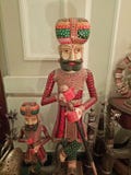 Rajasthane man statue wear traditional dress stock photos Rajasthane man statue wear traditional dress stock photos