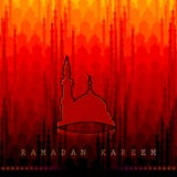 Ramadan Kareem Greetings for Ramadan background with Islamic Mosque Stock Photography Ramadan Kareem Greetings for Ramadan background with Islamic Mosque Stock Photography